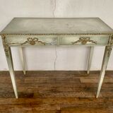 Console, Louis XVI style in pine with original grey patina