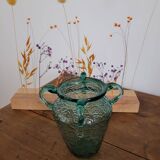 Small glass vase with 4 handles