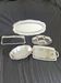 Serving Tray Set of 5, 1960s French Mid Century Tableware,