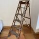 Wooden painter's step ladder