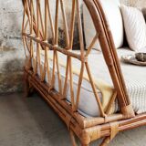 Rattan bed bench