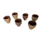 Lot de 6 mugs en céramique