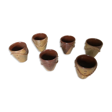 Lot de 6 mugs en céramique