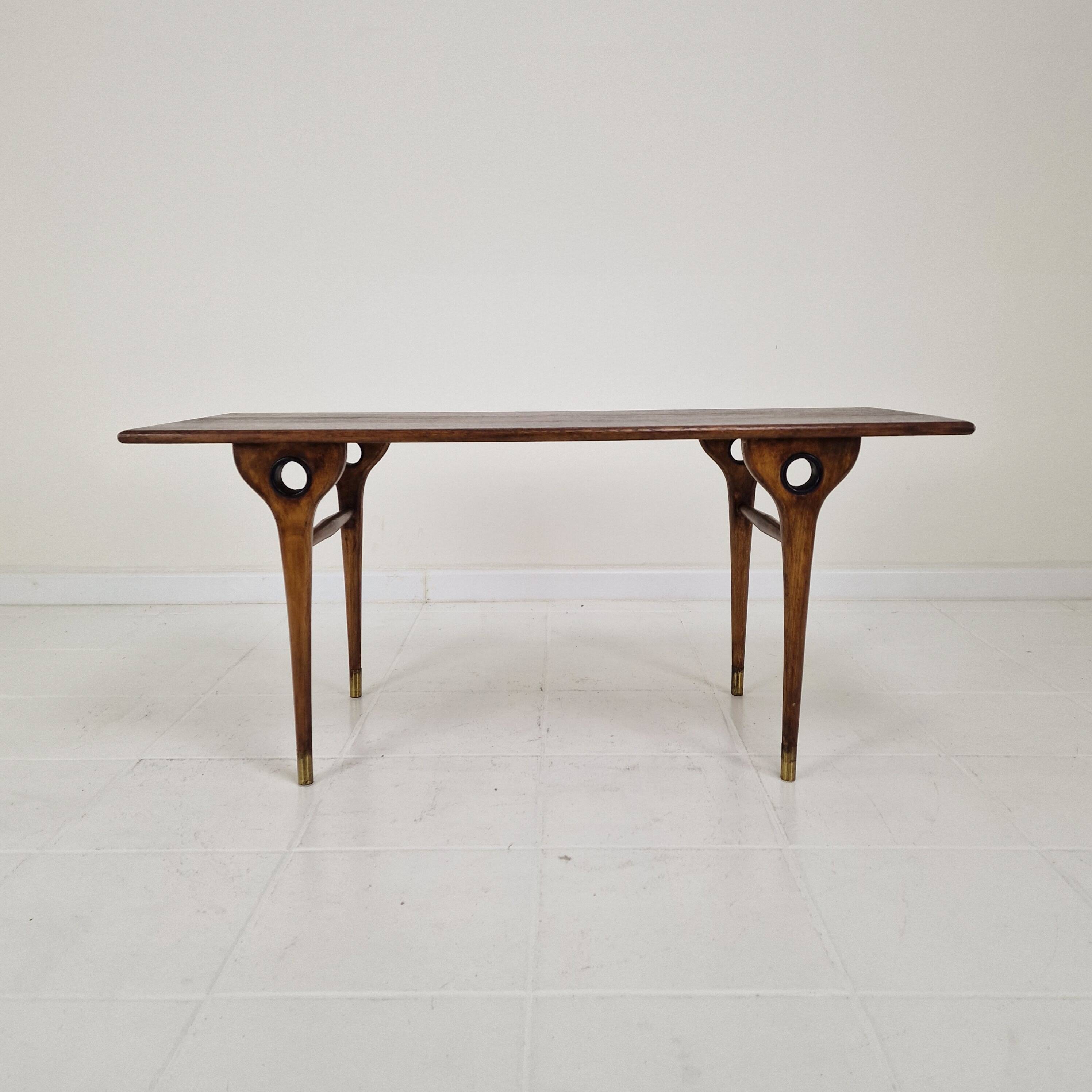 Table basse ou d'appoint rectangulaire italienne des années 1960