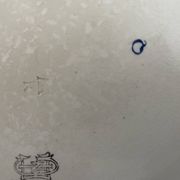 Plat, faïence de Gien, XIXème siècle, décor Renaissance