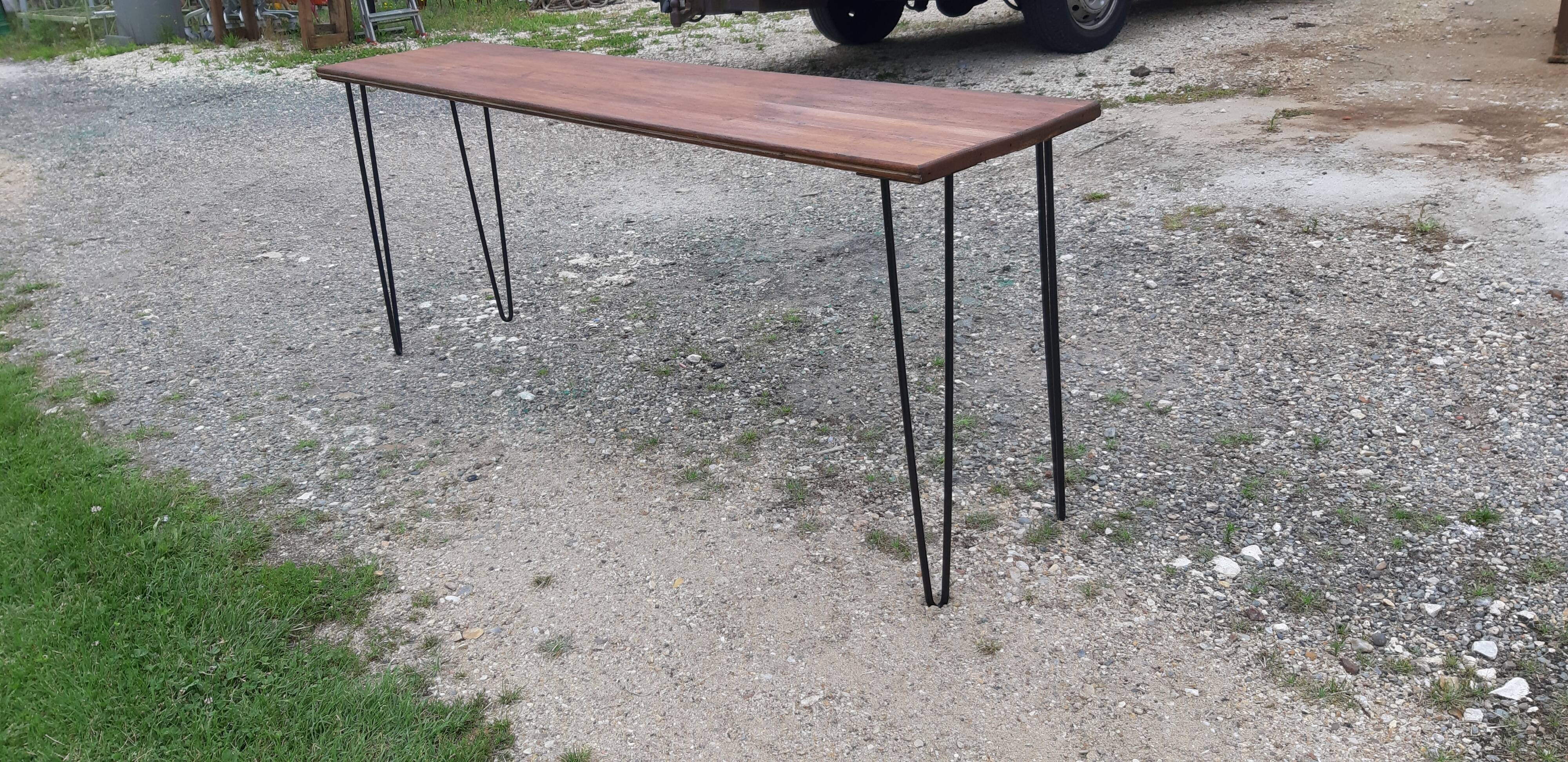 Industrial console feet compass iron