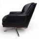 Fauteuil en cuir Eugen Schmidt, 1960