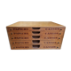 Old wooden furniture Papers Canson with 5 drawers