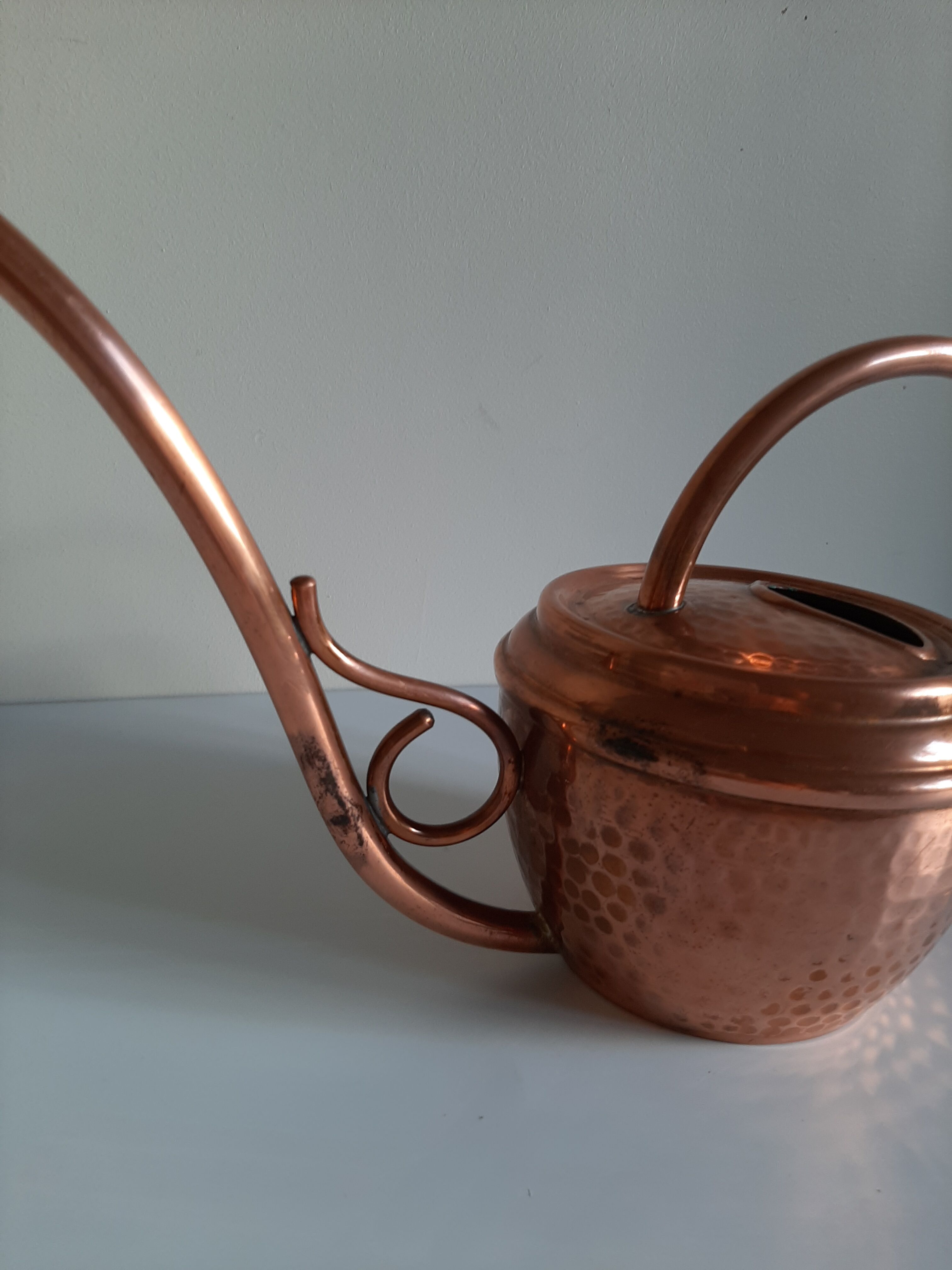 Vintage copper watering can