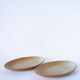 Pair of small oval dishes in stoneware, 1970