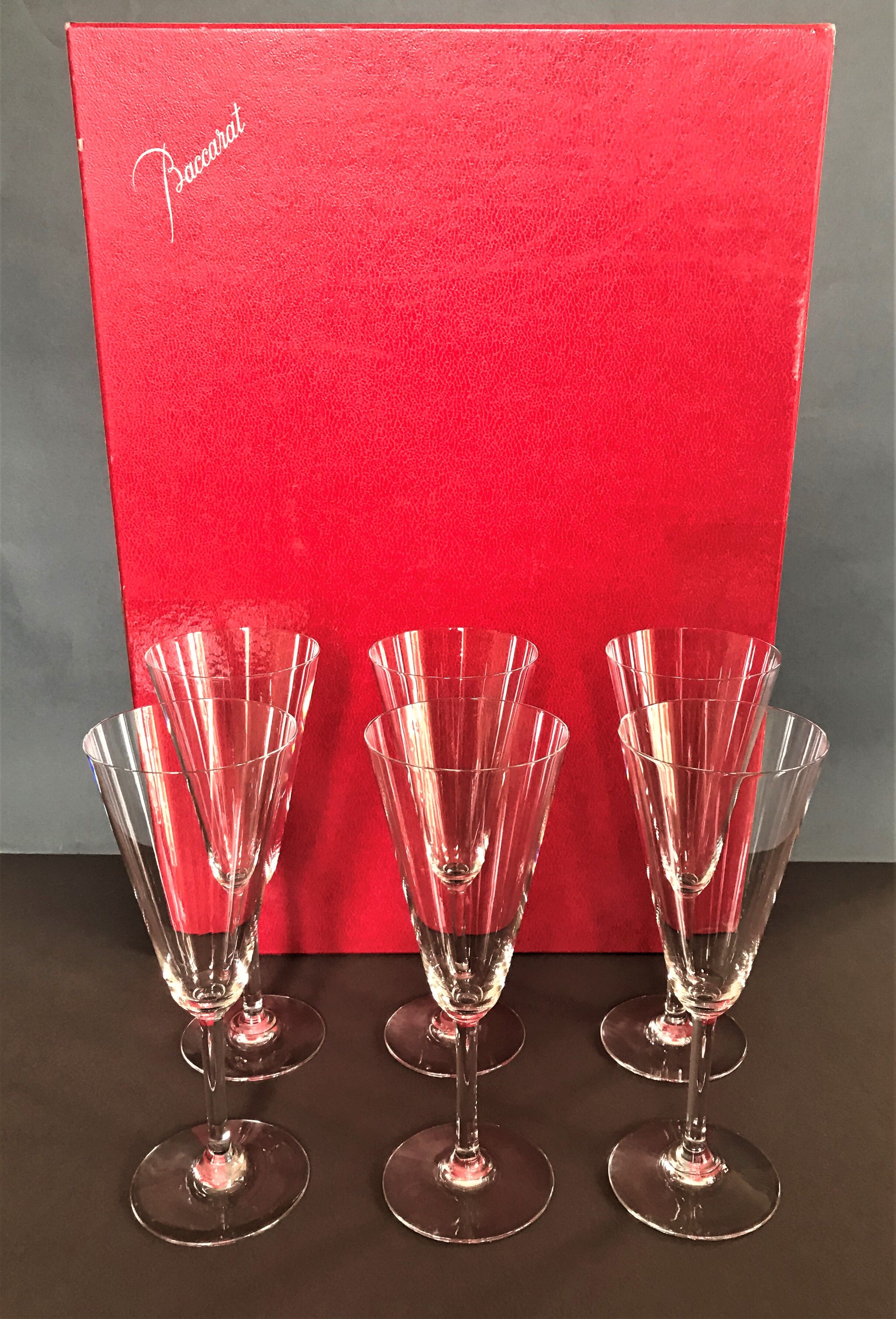 Flûtes champagne Baccarat Selency