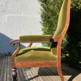Fauteuil Voltaire vert