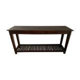 Full wood console wenge color