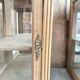 Pair of small Art Deco display cabinets in oak (renovated)