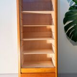 50s curtain filing cabinet