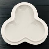Porcelain clover sugar bowl