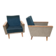 Pair of two-tone armchairs, 1960