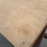 Drawing table wood and vintage metal