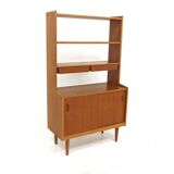 Scandinavian teak bookcase, Sweden, 1960