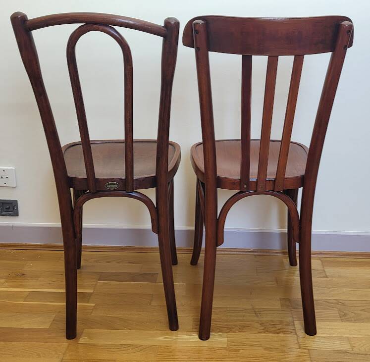 2 bistro chairs