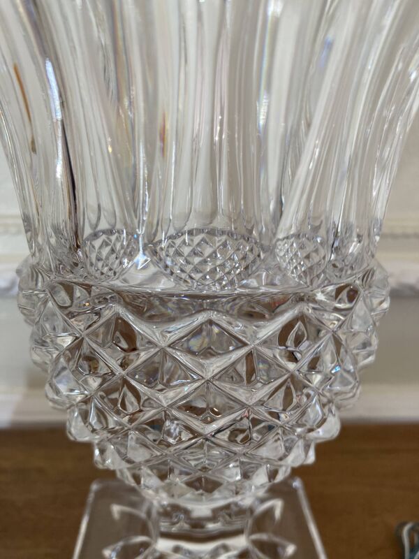 Vase Médicis en cristal H23cm
