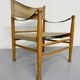 Danish Scandinavian safari chair from the 60s by Farstrup Stolen