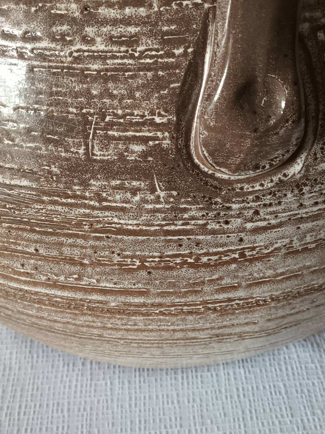 Vintage St Clément style ceramic jar