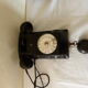 Wall telephone in black bakelite, ptt, vintage 1962