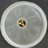 Lampshade/suspension/frosted opaline/vintage