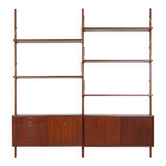 Teak system bookcase, Danish design, 1960s, production: Denmark