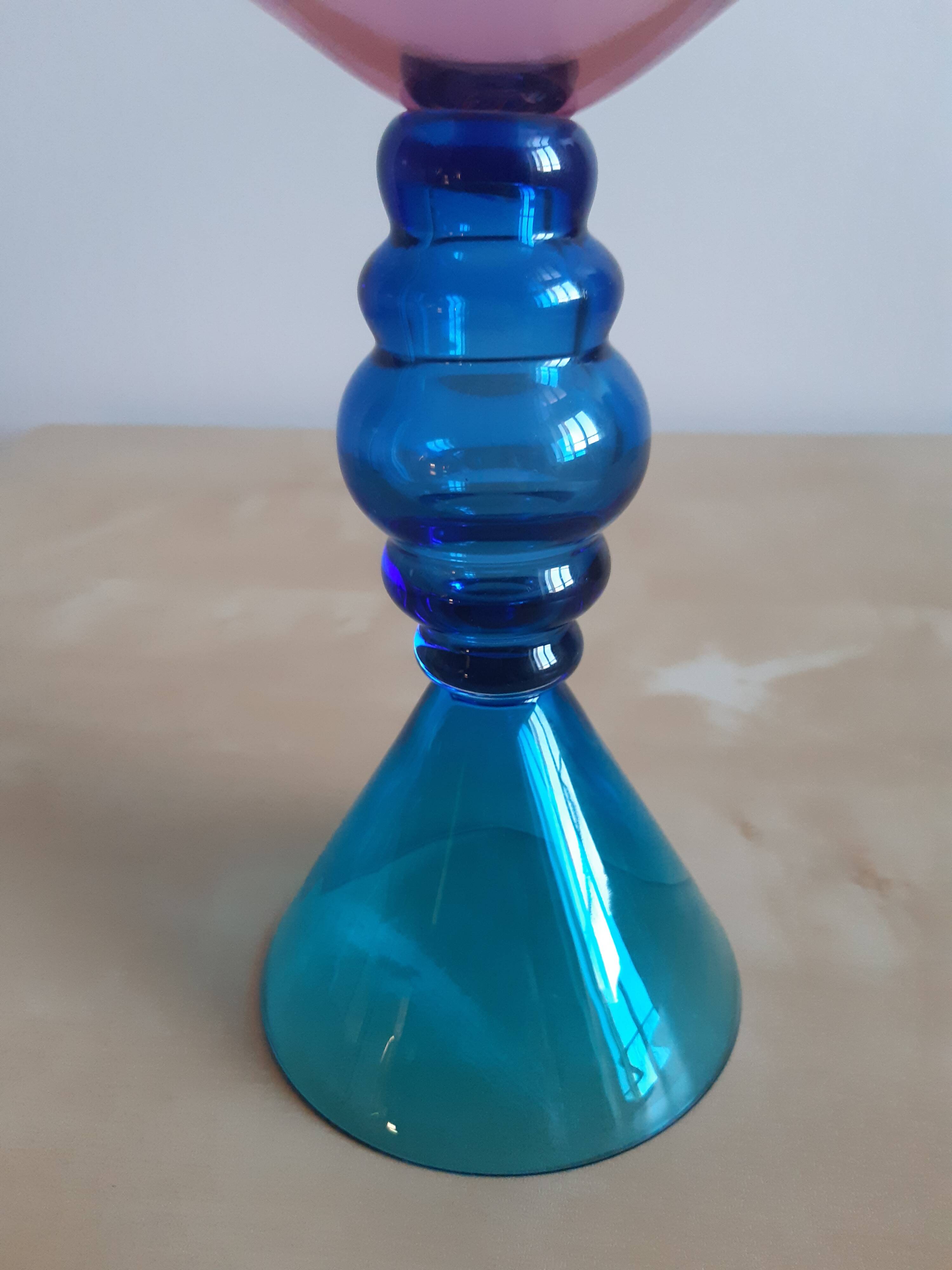 "Diabolo" cut in murano glass