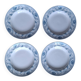 Set 4 assiettes Louis XVI BFK 1920