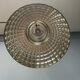 Old mercury glass hanging lamp with brass fixture