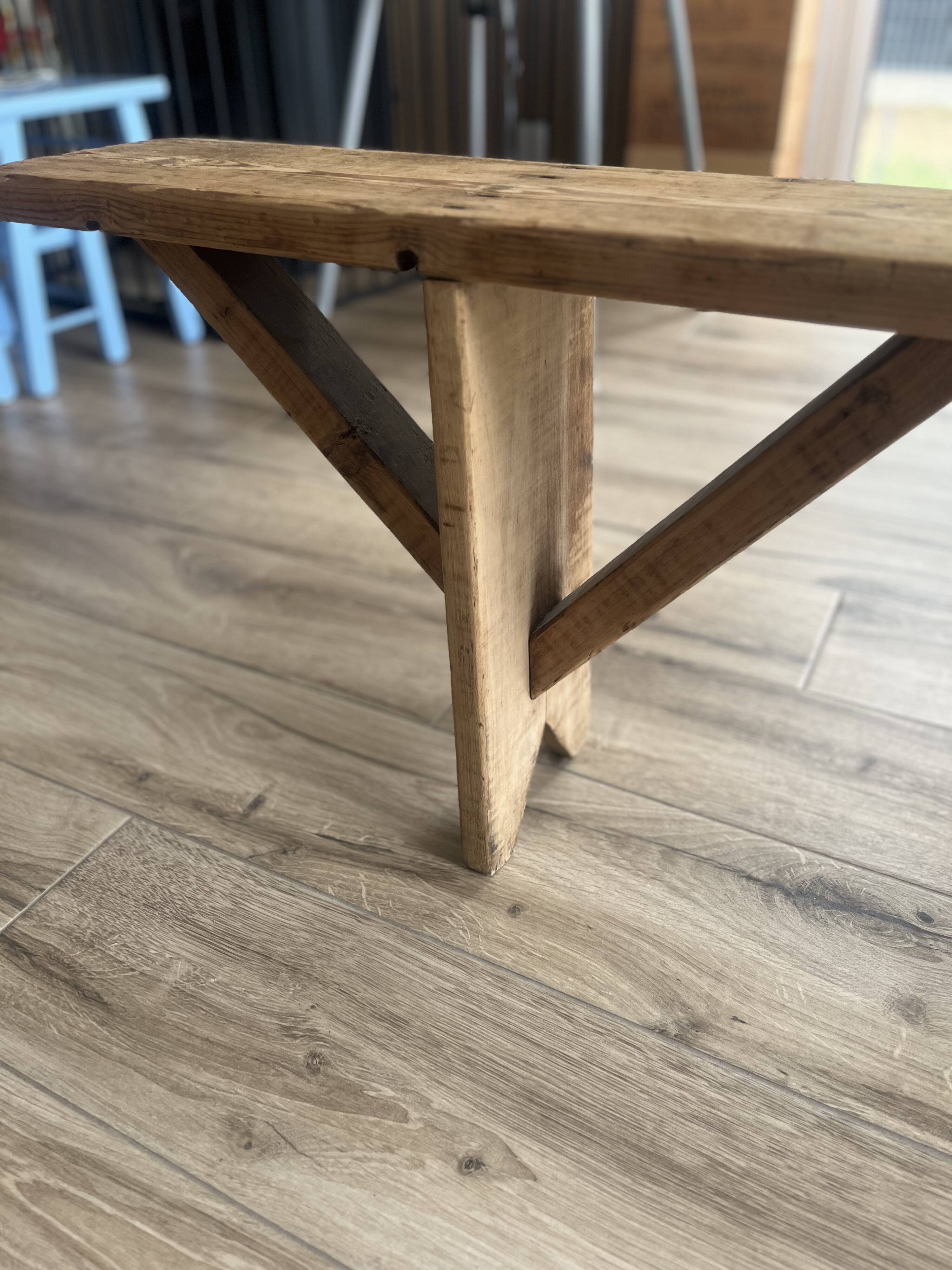 Wooden bench