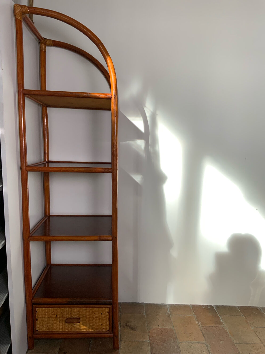 Vintage corner shelf