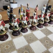 Franklin Mint Raj Collectible Chess Sets, 1970s.