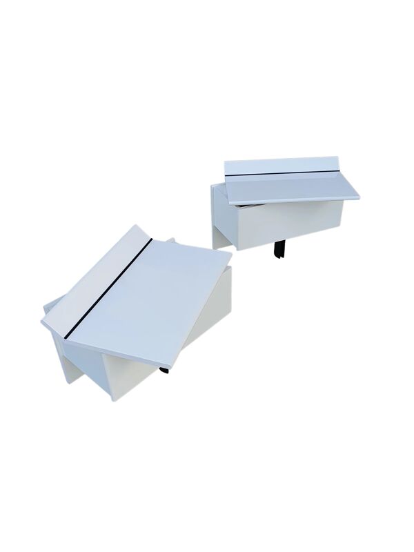 2 tables de chevet / tables de nuit B&B Italia