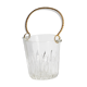 Seau à glace vintage en verre