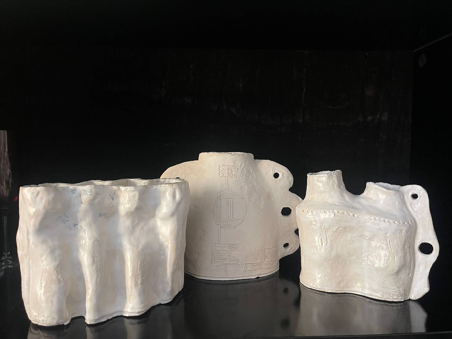 Brutalist ceramics Vallauris Olisch