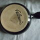 Plate caquelon in vintage slurry style Vallauris theme fish