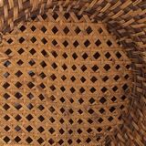 Ten rattan plates, basketry, wicker