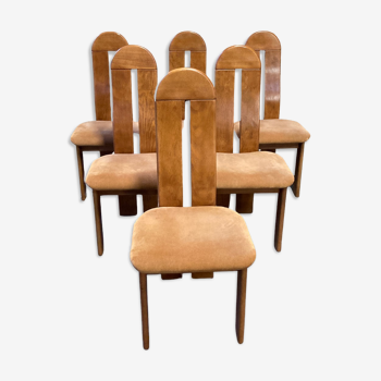 Ensemble de 6 chaises de salle à manger design hollandais