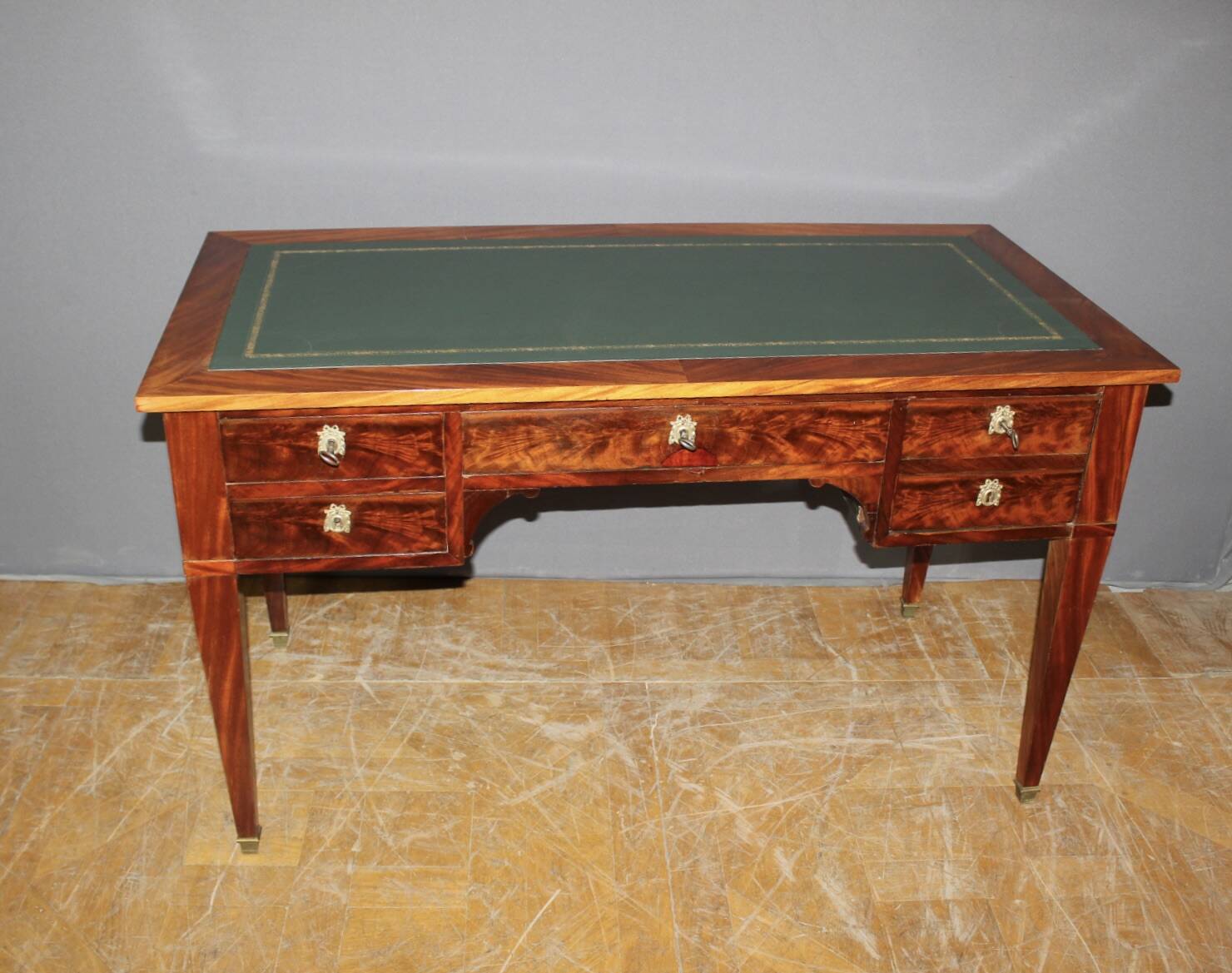 Restoration desk in mahogany, early 19th century
