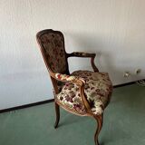 Pair of Louis XV style armchairs