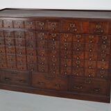 Grande armoire de notaire / classeur en chêne français, années 1920/30