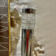 Sciolari style chrome and glass wall light