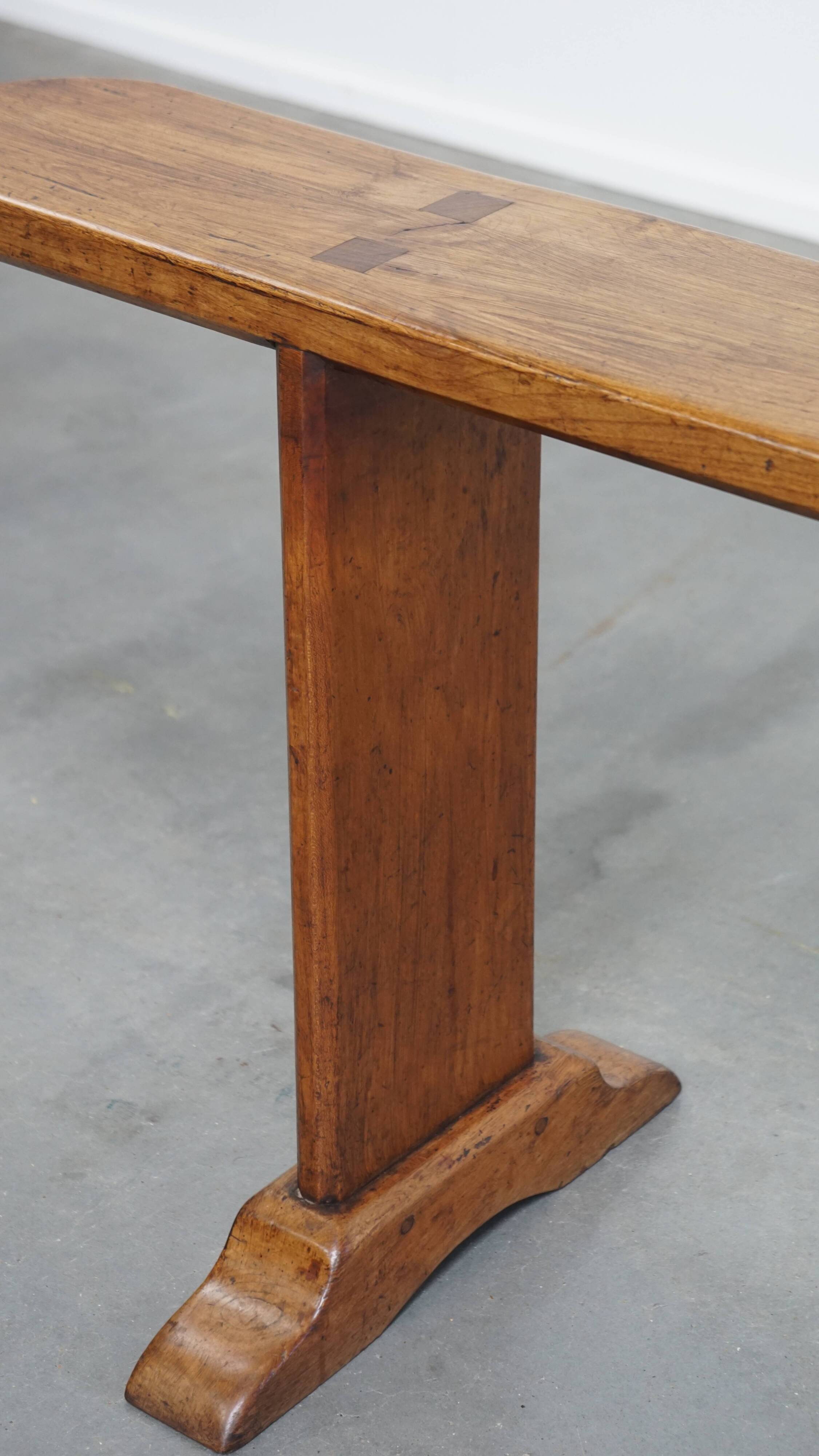 Antique French hall bench / dining bench