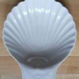 Coquilles Saint Jacques porcelaine blanche Apilco