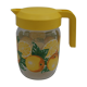 Carafe en verre citrons vintage
