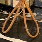 1950s tripod rattan lamp H47